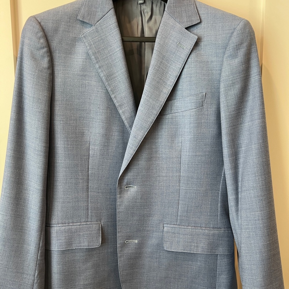 Bonobos Light Blue Jetsetter Wool Blazer
